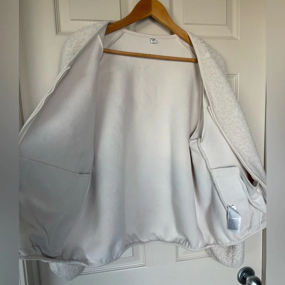 Uniqlo Fleece/Teddy Jacket cream - Picture 11 of 11